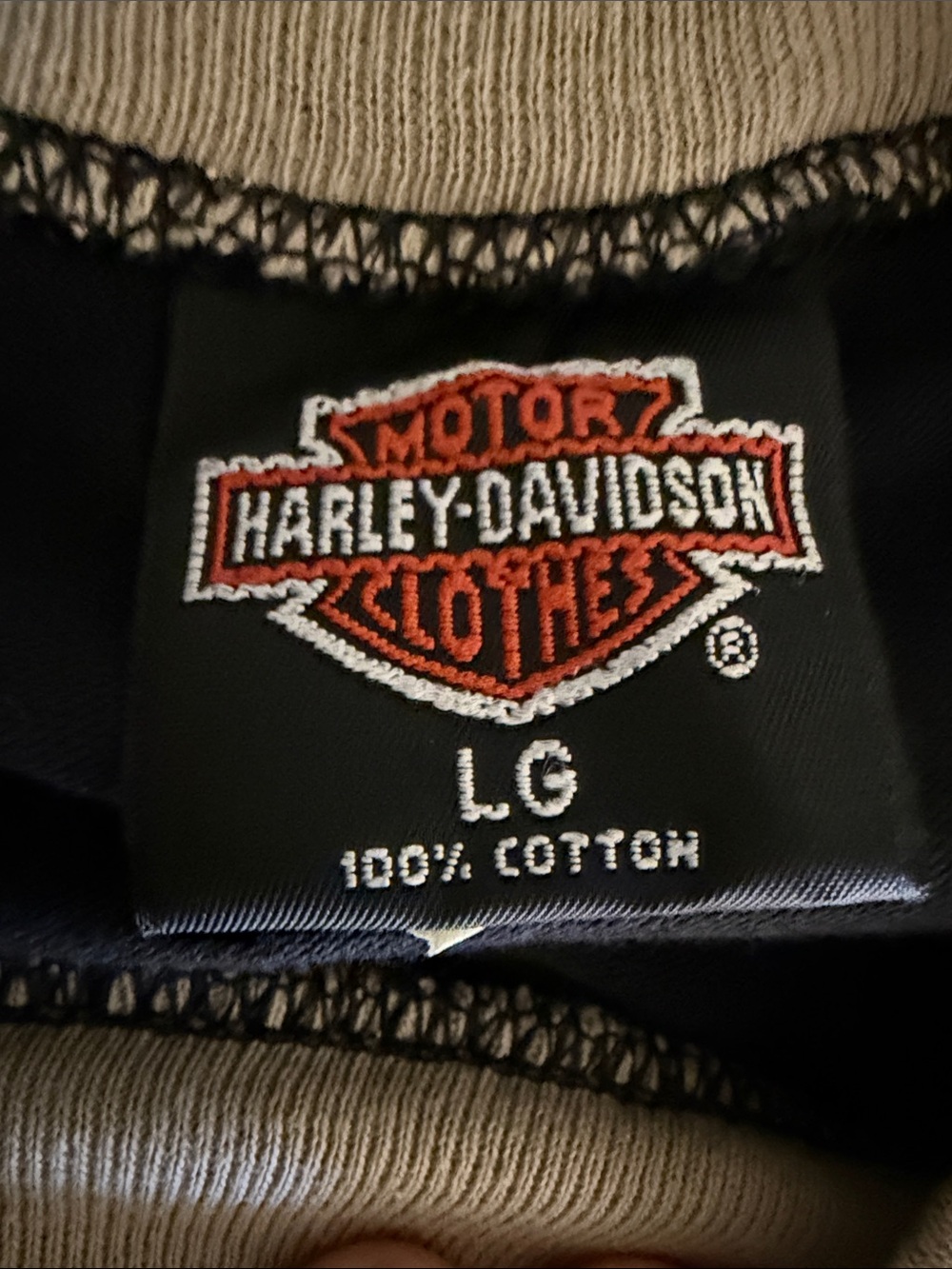 Harley Davidson Hog Rallies 1995 black Large Tee - Picture 3 of 6